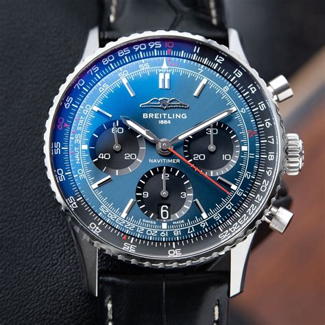 breitling heritage navitimer blue 43